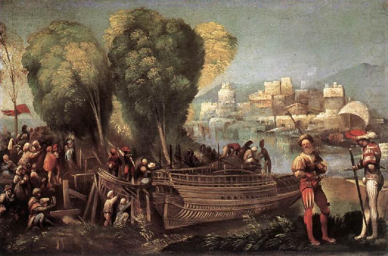 DOSSI, Dosso Aeneas and Achates on the Libyan Coast df china oil painting image